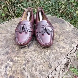 Bass | Shoes | Men Vintage Burgundy Tassel Loafers By Bass  display picture 3